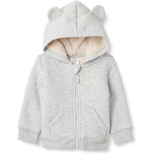 Amazon Essentials Sherpa Lined Full Zipper Hoodie, Size: 12M