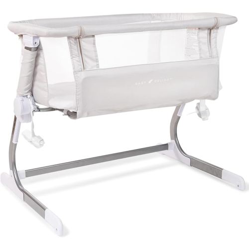 Baby Delight Beside Me Dreamer Bassinet | Bedside Sleeper | 6-Position Height Adjustment | Driftwood Grey