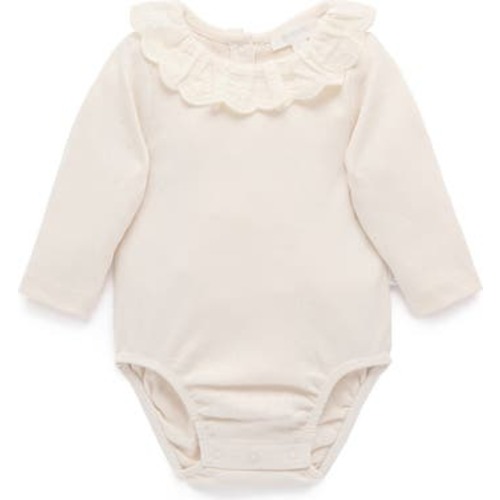 Ruffle Pointelle Bodysuit, Newborn