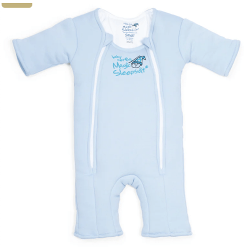 Blue Baby Merlin’s Magic Sleepsuit – 100% Cotton for Better Baby Sleep