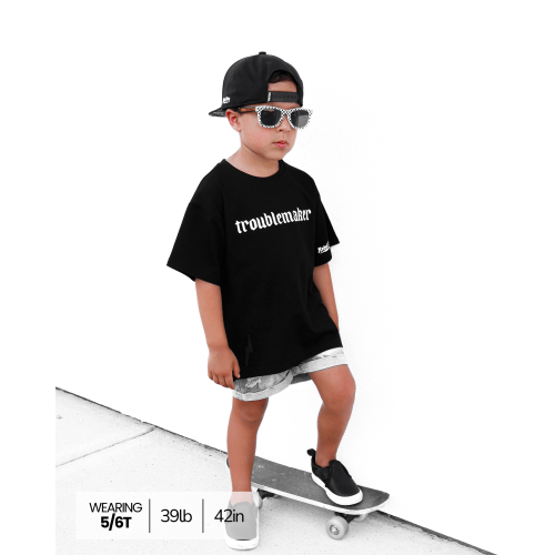 Short Sleeve Tee in Troublemaker