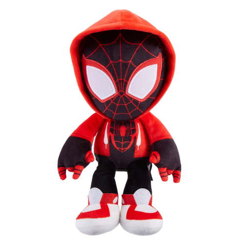 Marvel Plush Miles Morales Soft Doll, 8-inch Collectible Stuffed Super Hero Figure