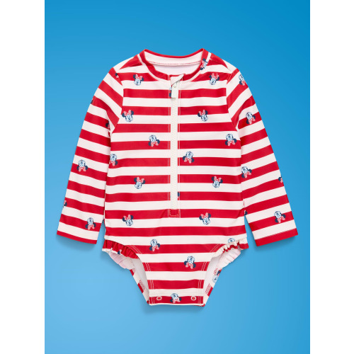 Old Navy x Disney Minnie Mouse Rashguard Swim One-Piece for Baby