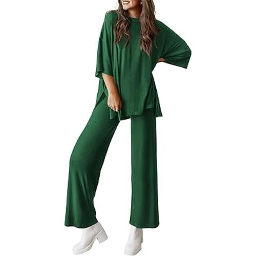 PRETTYGARDEN Two Piece Sets for Women Lounge Matching Set