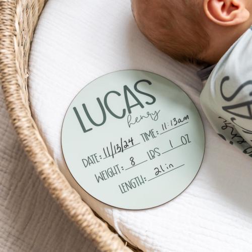 Custom Baby Stat Sign Arrival Announcement Sign Baby Name With Birth Stats Baby Name Reveal Personalized Baby Hospital Photo Session Prop