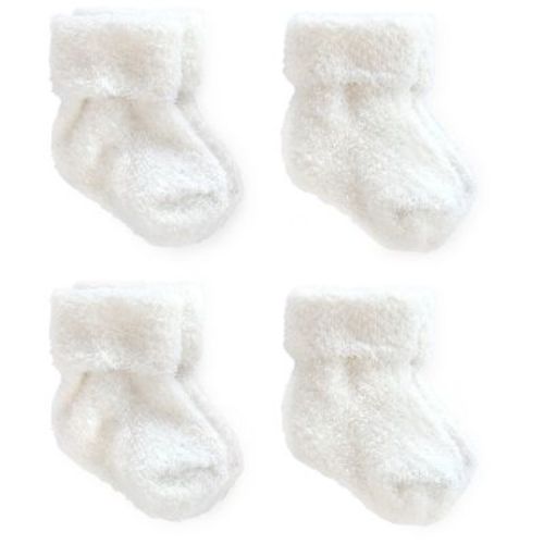 Carter's Just One You® Baby 4pk Ankle Socks Set - White 0-3m