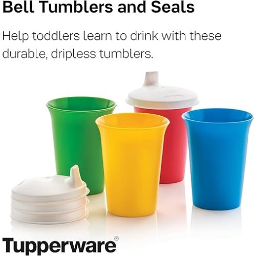 Tupperware Brand Bell Tumblers & Seals - 7 oz (200 mL)