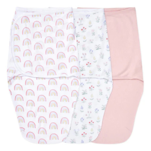 Spring Flowers Easy Swaddle No Zipper 0-3M | aden + anais