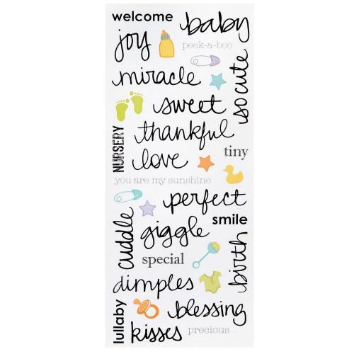 Baby Handwritten Stickers