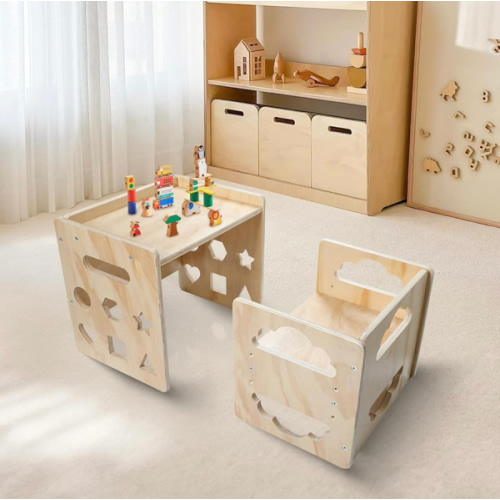 Toddlers Montessori Table and Chair Set - jigglejolly