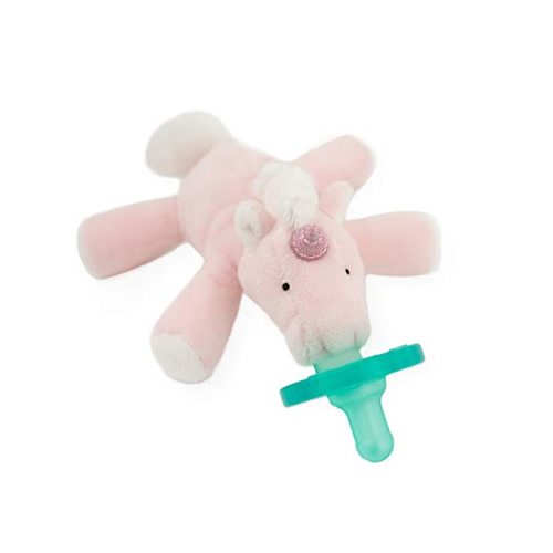 WubbaNub Infant Pacifier - Star the Pink Unicorn