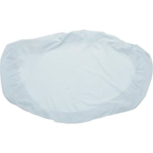 Kushies Organic Jersey Bassinet Fitted Sheet, Light Blue