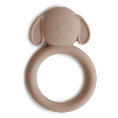 Mushie Dog Teether in Natural - NATURAL - 0-2 YEARS
