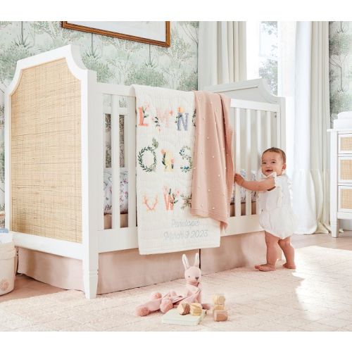 Floral ABC Baby Quilt | Pottery Barn Kids