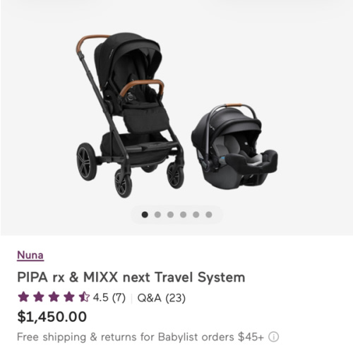 Nuna Travel System Stroller