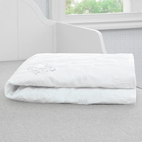 Serta Sertapedic Crib Mattress Liner Pads (Pack of 2) - 100% Waterproof with Nanotex Technology - Ideal for Potty Training - Washable (White)