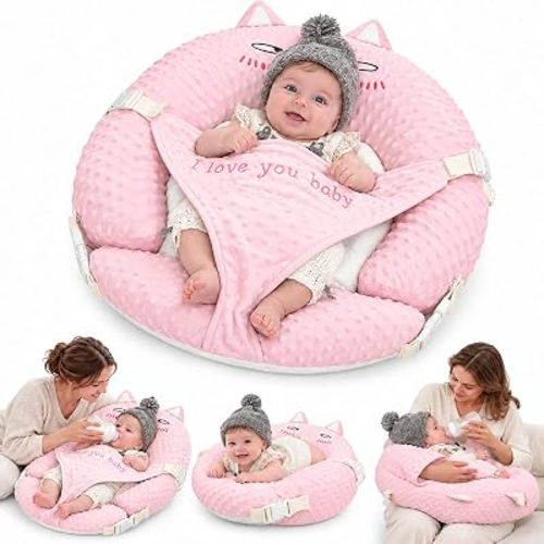 Reflux Pillow for Baby, 3-in-1 Baby Nursing Breastfeeding Pillows