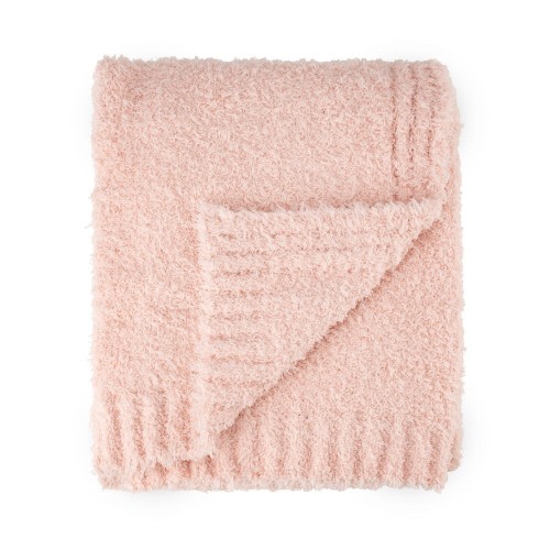 Little Bamboo Marshmallow Blanket Dusty Rose
