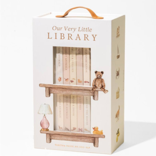 Our Very Little Library Board Book Set: A Foundational Language Vocabulary Board Book Set for Babies (Tabitha Paige Children's Book Series)