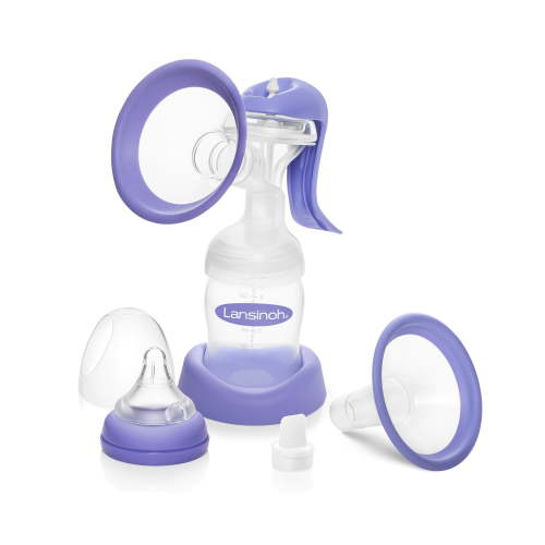 Lansinoh Manual Breast Pump, Hand Pump for Breastfeeding, Lightweight and Portable Design, Includes 5 oz Baby Bottle - Walmart.ca
