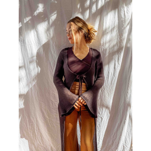 Wednesday Organic Cotton Open Knit Duster