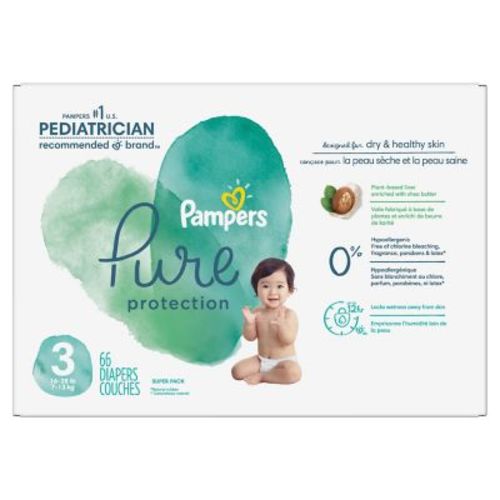 Pampers® Pure Protection Size 3 66-Count Disposable Diapers