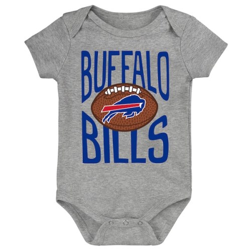 Newborn Outerstuff  Gray Buffalo Bills For the Ball Bodysuit