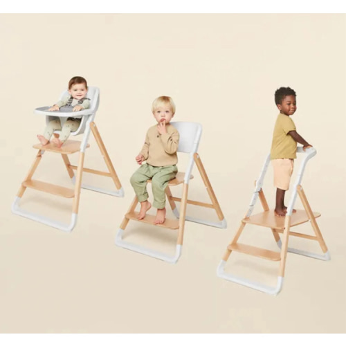 Ergobaby 3-In-1 Evolve High Chair: Natural Wood