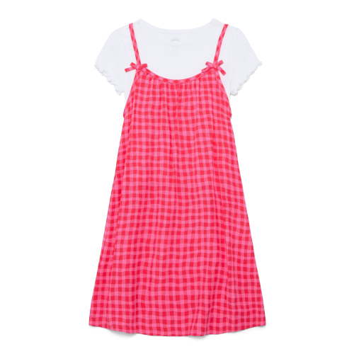 Wonder Nation Girls Cami Dress and Short Sleeve Tee, Sizes 4-18 & Plus