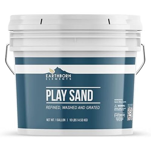 Earthborn Elements Play Sand (1 Gallon), Building & Molding, Indoor & Outdoor (160 Ounce)