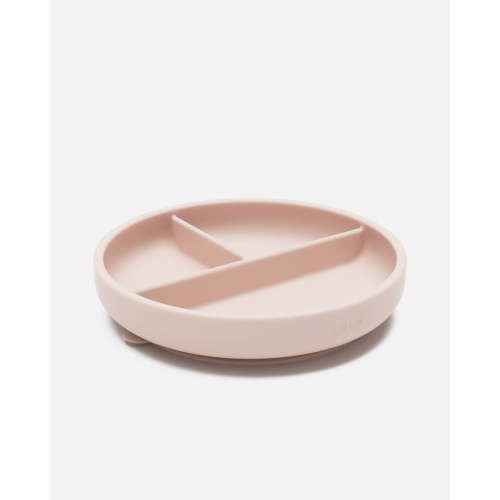 Suction Plate + Lid - Grapefruit