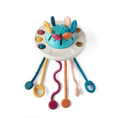 Montessori Toy Silicone UFO Pulling | Moonkie