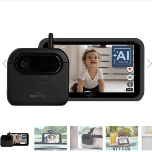 Tiny Traveler Ai Wireless Smart Baby Monitor for Home and for Car - TT006P