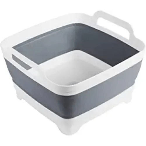 Collapsable Dishpan with Drain