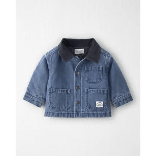 Baby Organic Cotton Denim Barn Jacket - Little Planet | Carter's