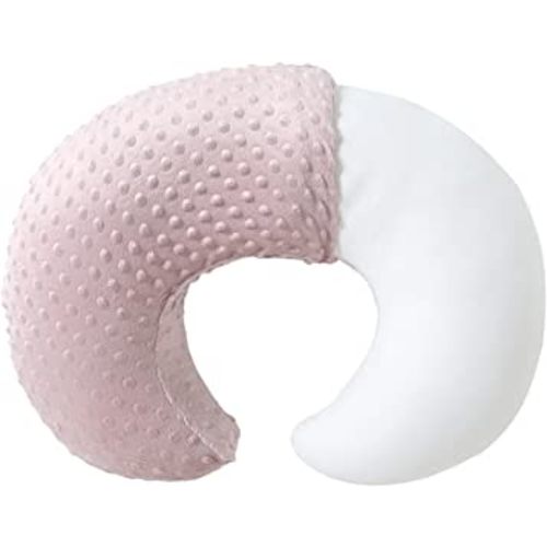 Baby Nursing Pillow and Body Positioner with Premium Slipcover for Breastfeeding for Baby Boys and Girls, Feeding Pillow with Breathable Comfortable Pillowcase (Sepia Rose)