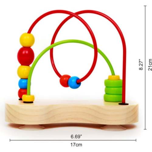 Double Bubble Wooden Bead Maze for Toddler - Hape | Maisonette
