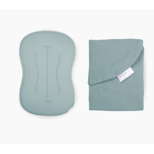 Lounger Curve + Muslin Cover Set | Slate