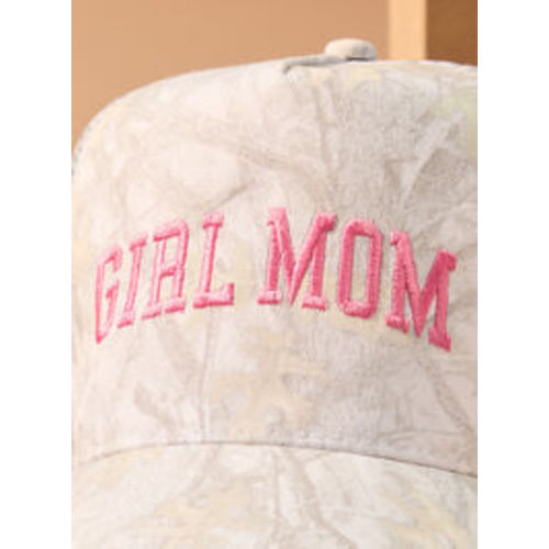 Girl Mom Embroidered Camo Hat