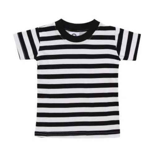 Black & White Stripe T-shirt – Metallimonsters