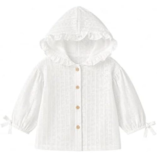 Infant Sun Protective Coat Breathable Outerwear Hoodie for Baby Girls Boys