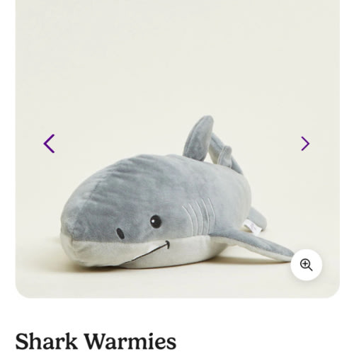 Warmies Shark Stuffed Animals | Weighted Shark Plush