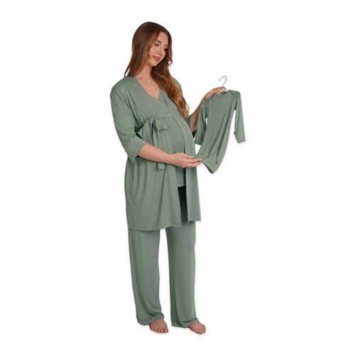 Analise During & After 5-Piece Maternity/Nursing Sleep Set for Mom & Baby