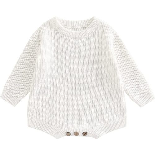 Sweater Knit Oversized Pullover Sweatshirt Outfit Newborn