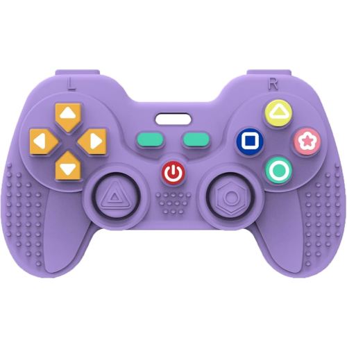 Hooku Silicone Teething Toys for Babies 0-6 Months, Teethers for Babies 6-12 Months, Remote Teether for Baby, Sensory Toys for Babies, Baby Chew Toys