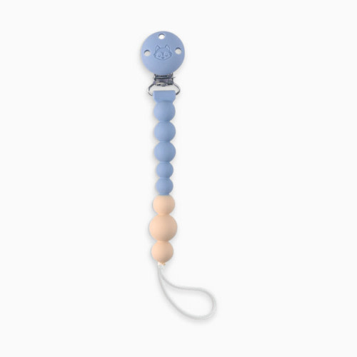 Pacifier Clip - Blue Fog