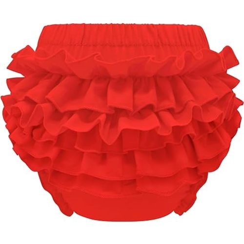 Olreco Baby Bloomers Diaper Covers for Girls Ruffle Bloomers for Toddler Girls Diaper Cover Baby Girl Shorts Infant Underwear