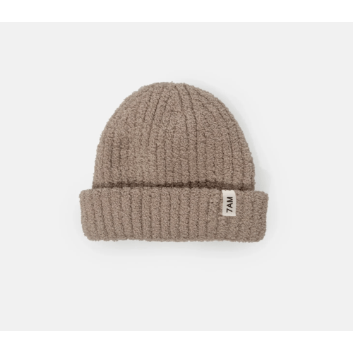 Ribbed Beanie - Fuzzy
