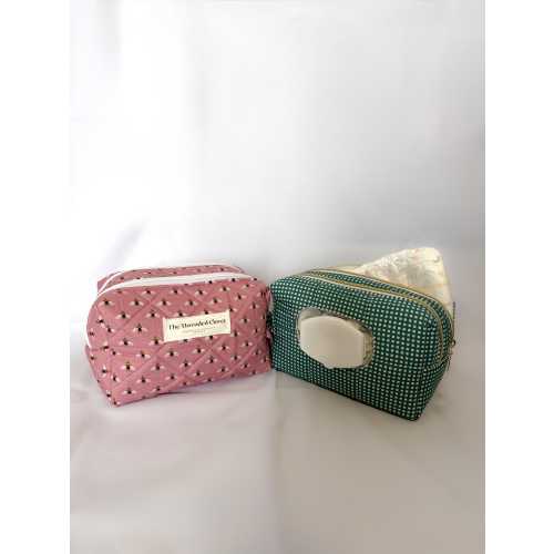 Handmade Diaper Pouch | Wipes Clutch for On-the-Go Diaper Changes
