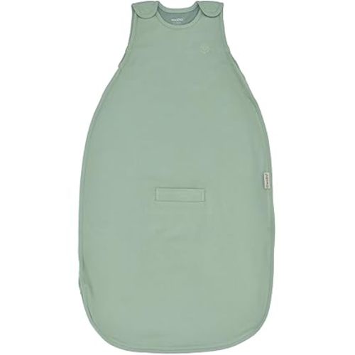 Woolino 4 Season Ultimate Baby Sleep Sack – Merino Wool Baby Sleeping Bag, Organic Cotton Outer, Temperature Regulating Wearable Blanket, All Season, 2 Months–2 Years - Aloe